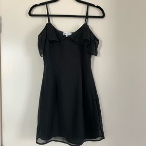 by the way. Black Mini Dress used, size XS